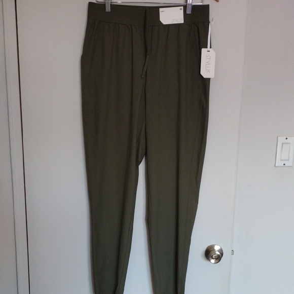 STYLUS Men's Dark Green Joggers - Picture 1 of 8